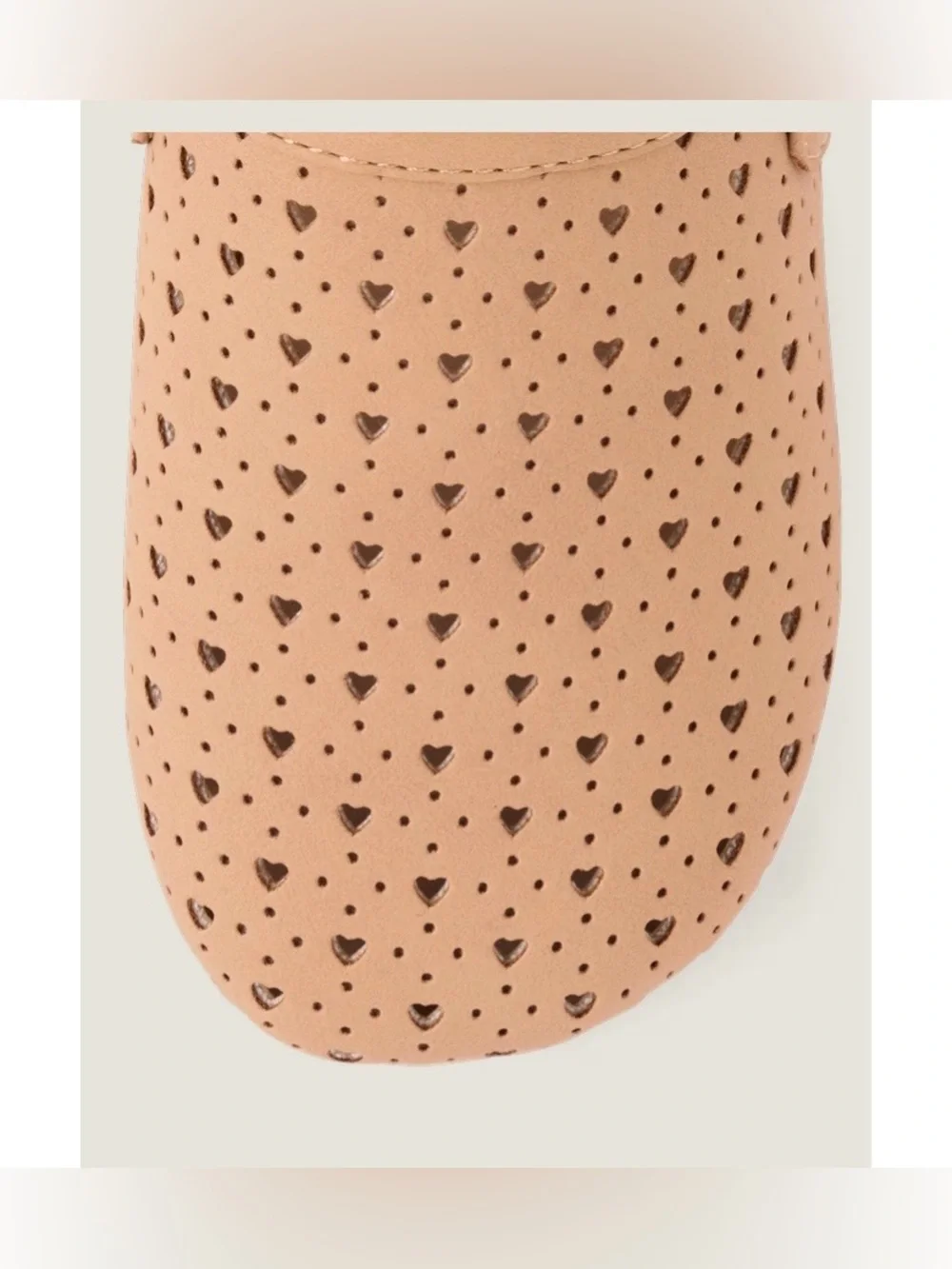 Gymboree Girls Perforated Heart Clogs